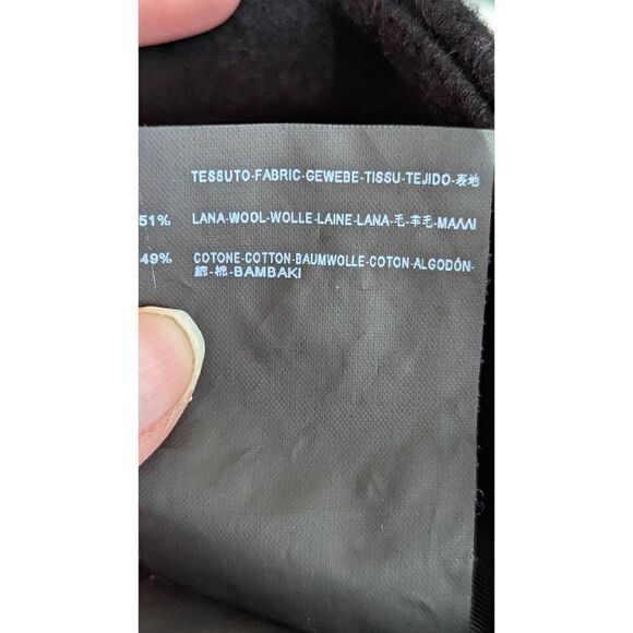 Balenciaga Paris Women Black Pencil Cut Abstract Print Mini Skirt Size 44 - Picture 11 of 12